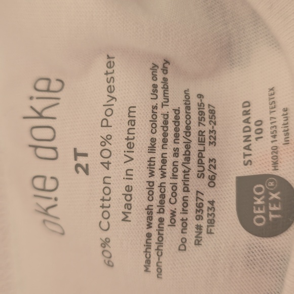 OKIE DOKIE BRAND TODDLER BOYS LONG SLEEVES WHITE CHRISTMAS TREE TEE SIZE 2T - Picture 6 of 8